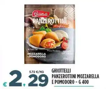 Deco Supermercati Ghiottelli Panzerottini Mozzarella e Pomodoro - 400 g offerta