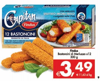 Deco Maxistore Findus Bastoncini Di Merluzzo x12 300 g offerta