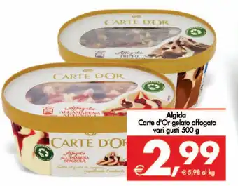 Deco Maxistore Algida Carte d'Or gelato Affogato vari gusti 500 g offerta