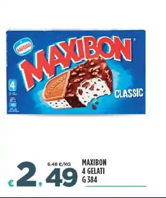Deco Supermercati Nestlé Maxibon 4 Gelati 384 g offerta
