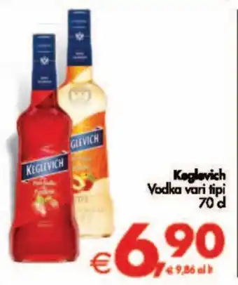 Deco Maxistore Keglevich Vodka vari tipi 70 cl offerta