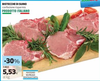 Coop Bistecche di suino offerta