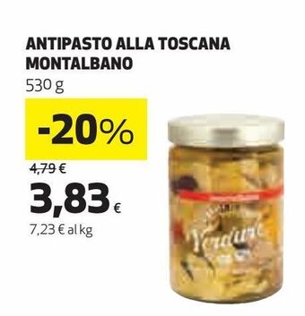 Ipercoop Antipasto alla toscana montalbano offerta