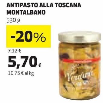 Coop Antipasto alla toscana montalbano offerta