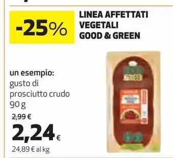 Linea affettati vegetali good & green