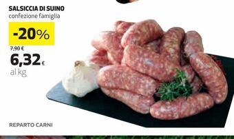Ipercoop Salsiccia di suino offerta
