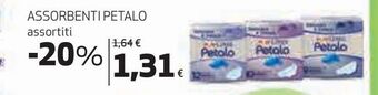 Ipercoop Assorbenti petalo offerta