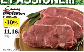 Ipercoop Bistecca disossata di vitellone offerta