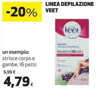Coop Linea depilazione veet offerta
