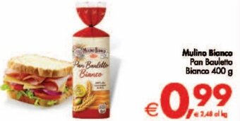 Deco Maxistore Mulino Bianco Pan Bauletto Bianco 400 g offerta