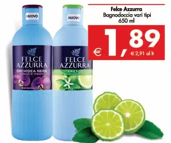 Deco Maxistore Felce Azzura Bagnodoccia vari tipi 650 ml offerta