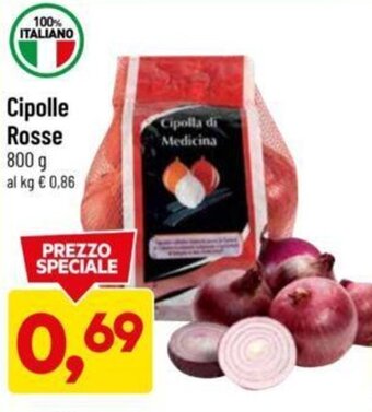 DPiù Cipolle Rosse 800 g offerta