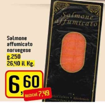 Salmone affumicato noruegese 250 g