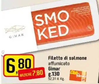 Gimar Filetto di salmone affumicato 130 g