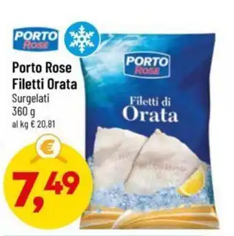 DPiù Porto Rose Filetti Orata 360 g offerta