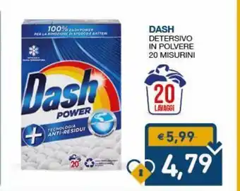 SeBón Supermercati Detersivo in polvere dash 20 misurini offerta