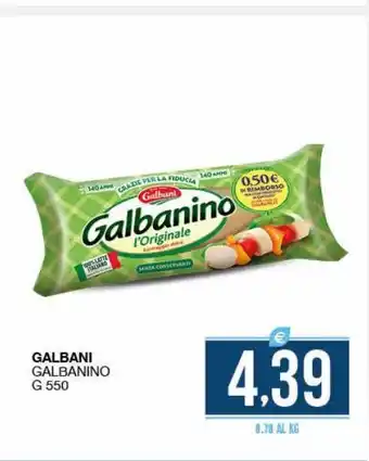 SeBón Supermercati Galbanino galbani g 550 offerta