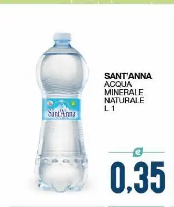 SeBón Supermercati Sant'anna acqua minerale naturale l 1 offerta