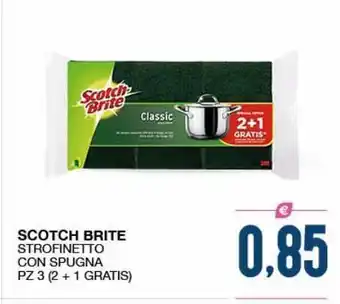 SeBón Supermercati Scotch-brite strofinetto con spugna pz 3 offerta