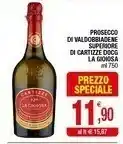 Iperal La Gioiosa Valdobbiadene Prosecco Superiore DOCG 750 G(ml) offerta