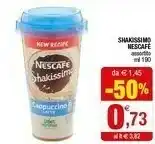 Iperal Nescafé Nescafè - Shakissimo Latte Cappuccino 190 G(ml) offerta