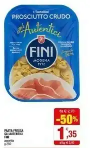 Iperal Fini Pasta Fresca Gli Autentici offerta