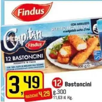 Famila Superstore Findus Bastoncini 300g offerta