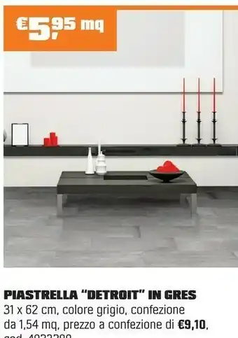 PIASTRELLA “DETROIT ” IN GRES