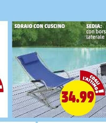 PENNY Penny Market Sdraio Con Cuscino offerta