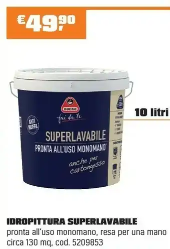 IDROPITTURA SUPERLAVABILE