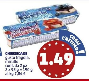 PENNY Penny Market Cheesecake gusto fragola offerta