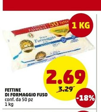 PENNY Sapor Di Cascina Fettine Di Formaggio Fuso offerta