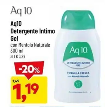 DPiù Aq 10 Detergente Intimo Gel 300 ml offerta