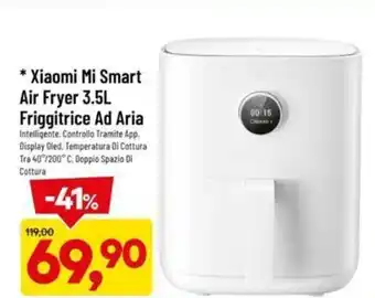 DPiù Xiaomi Mi Smart Air Fryr 3.5L Friggitrice Ad Aria offerta