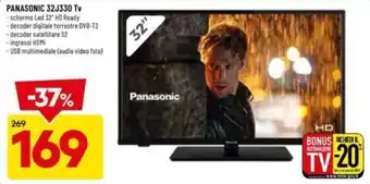 DPiù Panasonic 32J330 Tv offerta