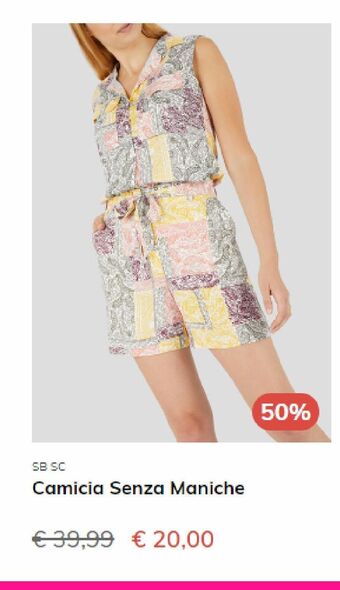 Camicia senza maniche