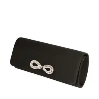 Primadonna Pochette gioiello nera in raso offerta