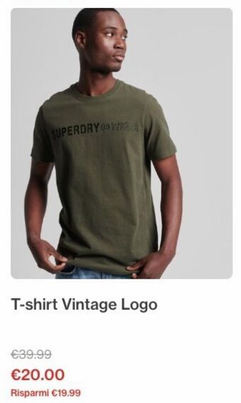 Superdry T-shirt manica corta offerta