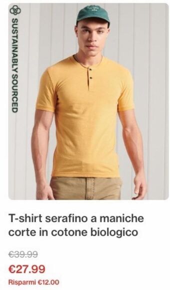 Superdry T-shirt manica corta offerta