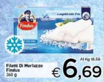 Crai Findus Filetti Di Merluzzo 360 g offerta