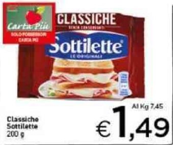 Crai Sottilette Classiche 200 g offerta