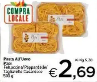 Crai Papi Pasta All'Uovo 500 g offerta