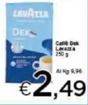 Crai Lavazza Caffè Dek 250 g offerta