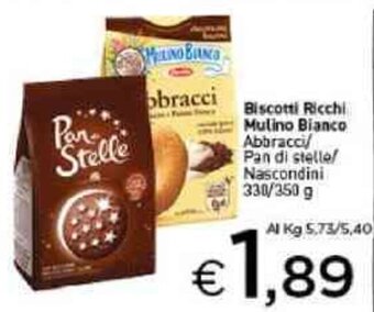 Crai Barilla Mulino Bianco Biscotti Ricchi 330/350 g offerta