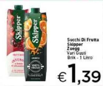 Crai Zuegg Skipper Succhi Di Frutta 1 Litro offerta