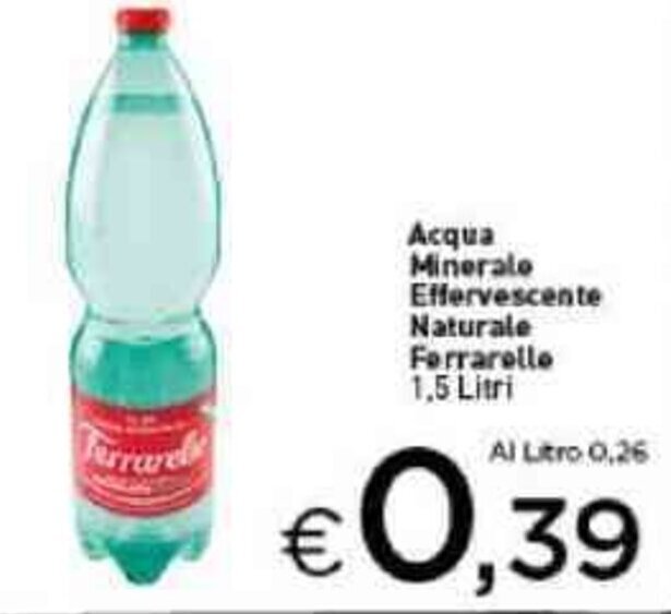 Ferrarelle Acqua Minerale Effervescente Naturale Litri Offerta Di Crai