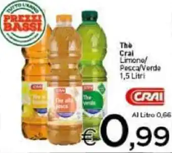 Crai Crai Thè 1,5 Litri offerta