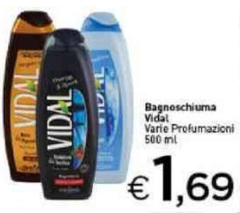 Crai Vidal Bagnoschiuma 500 ml offerta