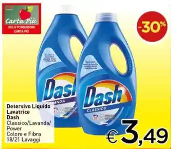 Crai Dash Detersivo Liquido Lavatrice 18/21 lavaggi offerta