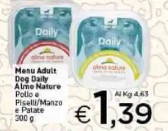 Crai Almo Nature Menu Adult Dog Daily 300 g offerta
